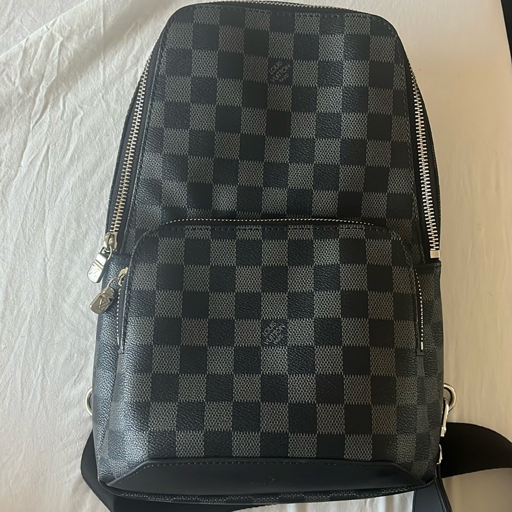 Black Louis Vuitton side back